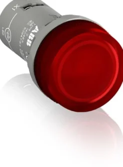 ABB Signallampe CL2-523R, Rød, Integreret LED, 230V AC, Ø22mm