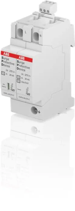 ABB Transientbeskyttelse Type 2, 1P+N m/hj, OVR T2 3N 40-275 P TS QS