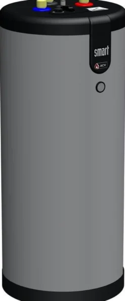 ACV SMART 600 varmtvandsbeholder, malet/rustfrit stål, 606 ltr, til centralvarme, grå