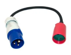 Adapter CEE han / DK hun 230V 33 cm