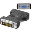 Adapter, DVI-I 24+5 til HD15, M-F - MicroConnect