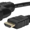 Adapter HDMI - DVI M/F, 15 cm, sort, HDMI til DVI (24+5), signal kan gå begge veje
