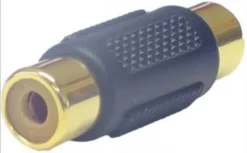 Adapter RCA Female/Female AUDAGG, Black