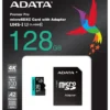 ADATA, 128 GB microSDXC hukommelseskort, UHS-I Class 10, med adapter