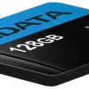 ADATA 64GB MicroSDXC kort med SD Adapter, UHS-I, Class 10, A1, blå