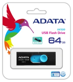 ADATA UV320 64GB Sort/Blå USB3.1