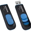 ADATA UV128 USB connector, 128GB, USB 3.0, sort/blå