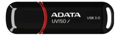 ADATA UV150 USB connector, 64GB, USB 3.0, sort