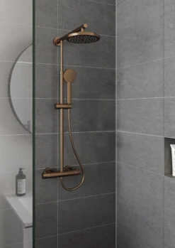 ADORA Infigo L 200 mm brusesæt, Rose Gold (børstet)