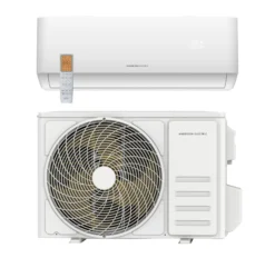AE MAT PRO 12 komplet luft til luftvarmpe (A++/A+++), 3,86 kW, WiFi, <77 m², mat hvid indedel