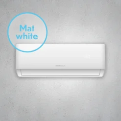 AE MAT PRO 12 komplet luft til luftvarmpe (A++/A+++), 3,86 kW, WiFi, <77 m², mat hvid indedel