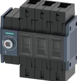 Afbryder 160A, 2, 3P front, betj. venst, boks - Siemens