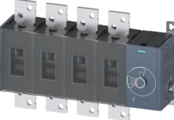 Afbryder 1000A, 5, 4P, lateral betjening, højre - Siemens