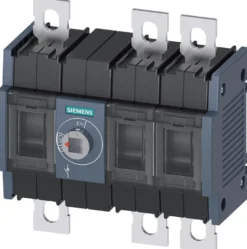 Afbryder 125A, 3-polet, frontbetjent center - Siemens