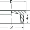 Afdækningsprop M22, K183 - 1000 stk