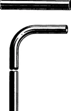 Afløbsrør 90°, 32 mm, 200 mm, 750 mm - Viega