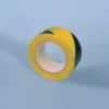 Afmærkningstape, gul/sort, 50 mm bred, 25 meter lang