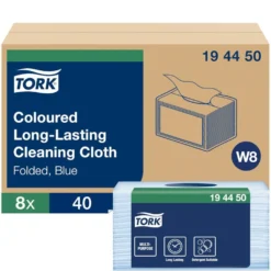 Aftørringsklud Premium karklud blå W8, 30 cm x 38 cm