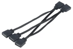 Akasa 4-in-1 RGBLEDconnector multiplier cable