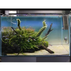 Akvarie armatur, 90-115 cm, 23W LED, hvid/blå/rød/grøn, justerbar længde, IP66