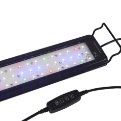Akvarie armatur, 60-75 cm, 16W LED, hvid/blå/rød/grøn, justerbar længde, IP66