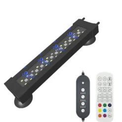 Akvarie armatur, 20cm, 8W, RGB+NW, IP68