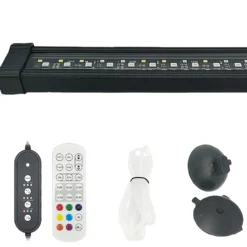 Akvarie armatur, 20cm, 8W, RGB+NW, IP68