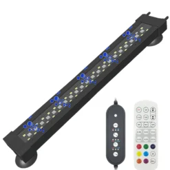 Akvarie armatur, 40 cm, 12W, RGB+NW, IP68