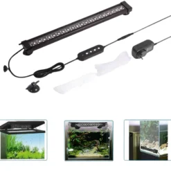 Akvarie armatur, 60 cm, 16W, RGB+NW, IP68