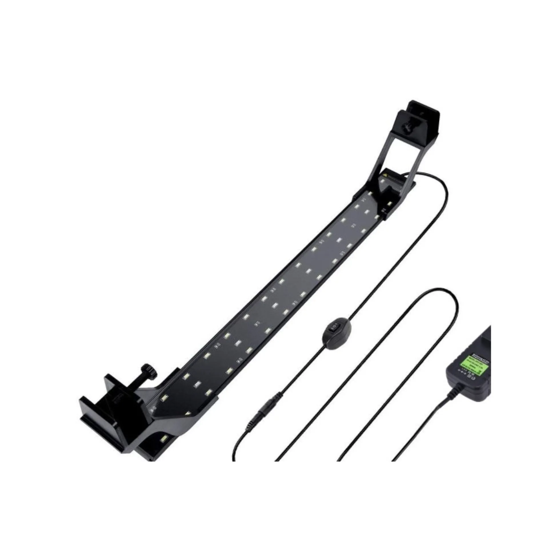 Akvariearmatur, LED, justerbar, hvid/blå - LEDlife