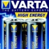 Alkaline High Energy batteri LR20-B2 D 1,5V - 2 stk