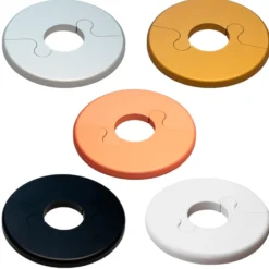 Alu Fit Rosette Ø28 Messinglook