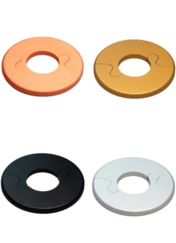 Alu Fit Rosette Ø22 Sort
