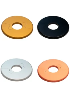Alu Fit Rosette Ø18 Sort