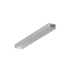 Aluminiumsprofil SLIM8 til LED skinne påbygning, ubehandlet aluminium