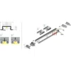 Aluprofil BEGTIN12 J/S, anodiseret, indbygget, LED skinne, 2 meter - Topmet