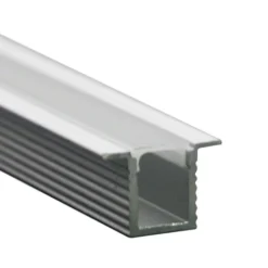 Aluprofil til LED-strip, 2000 mm, nedsænket - V-TAC