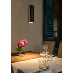 ANELA LED pendel, 11W, 3000K, sort - SLV