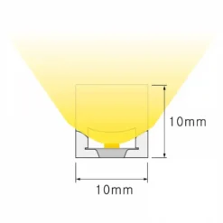 AnyCut Neon Flex LED strip, IP20, 8W/m, 12V - 5 meter