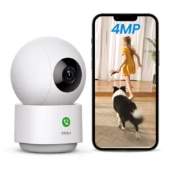 Aosu IndoorCam P1 Pro, indendørs overvågningskamera, 2,5K, WiFi