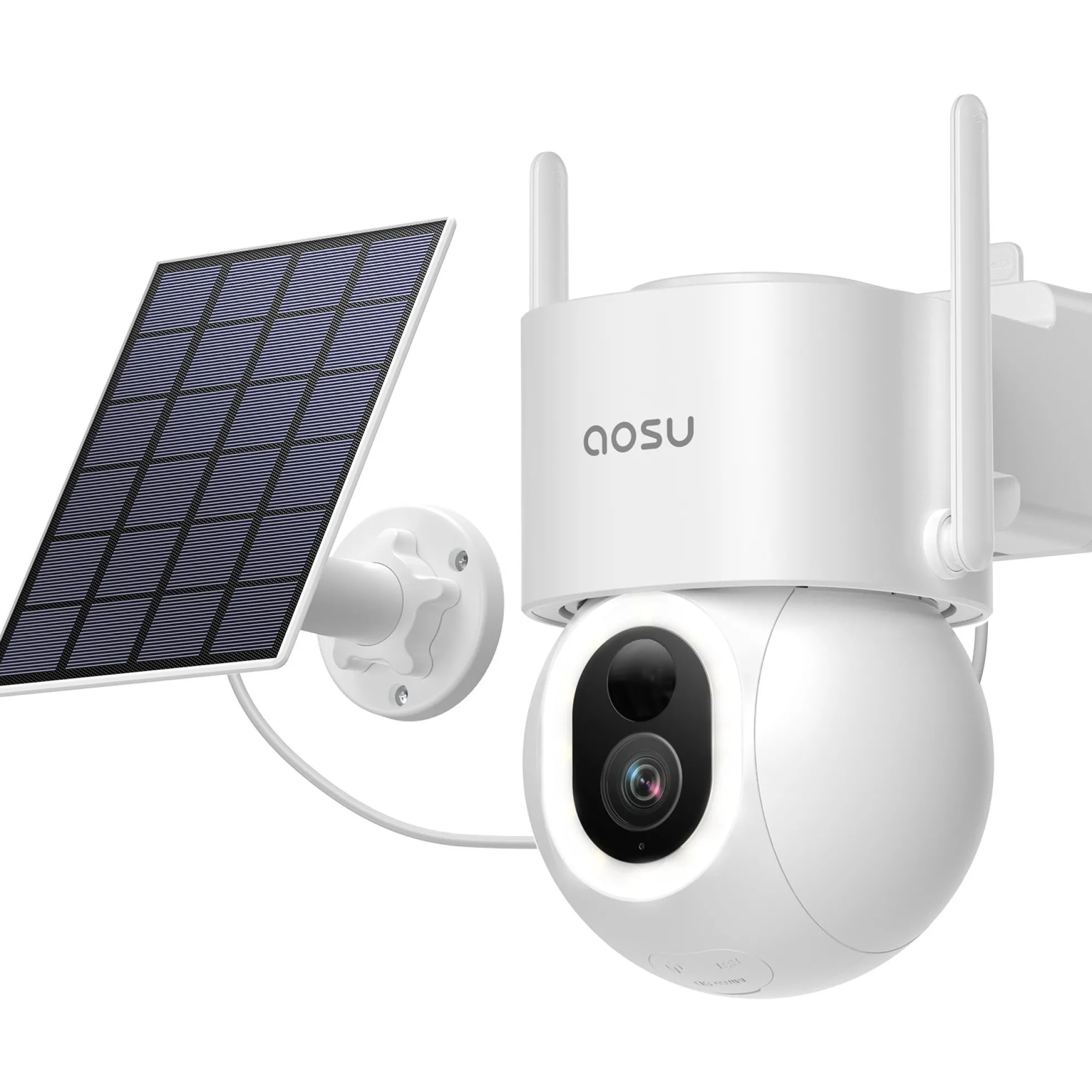 Aosu SolarCam D1 Max, overvågningskamera med solcelle, 3K, WiFi