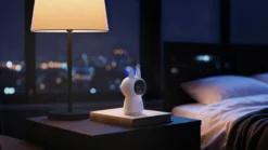Aqara Camera Hub G350 Select, overvågningskamera med aftagelige ører, 4K, hvid, Matter