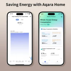 Aqara Floor Heating Thermostat W500, Zigbee gulvvarme termostat