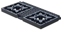 Aquabox bundplade (halv)HP, 37,5 x 75 cm