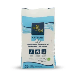 Aqua Danmark saltkrystaller til blødgøringsanlæg, 25 kg., NF-certificeret, godkendt til levnedsmiddelbrug