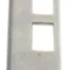 ASSA ABLOY venstre slutblik til modullås, stål, blåkromateret, 230 mm
