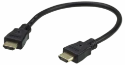 ATEN HDMI 2.0 kabel, M/M, 0,3 meter, 30AWG, Sort