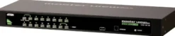 ATEN KVM-switch, 1 konsol styre 16 computere, OSD, 19", VGA, USB og PS