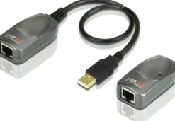 ATEN UCE260 - USB 2.0 udvidelse via Ethernet, 60m, 480Mb/s, sort/grå