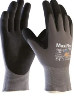 ATG MaxiFlex Ultimate AD-APT 42-874 arbejdshandsker, nitril/nylon, sort/grå, str. 8, touch funktion, EN388 4131A
